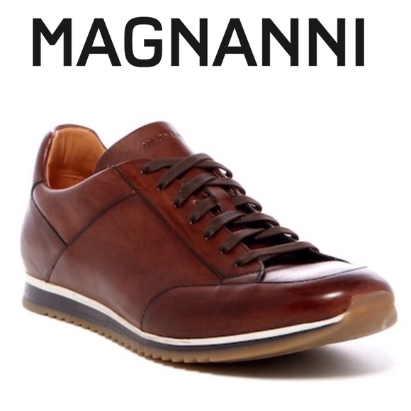 magnanni chaz leather sneaker